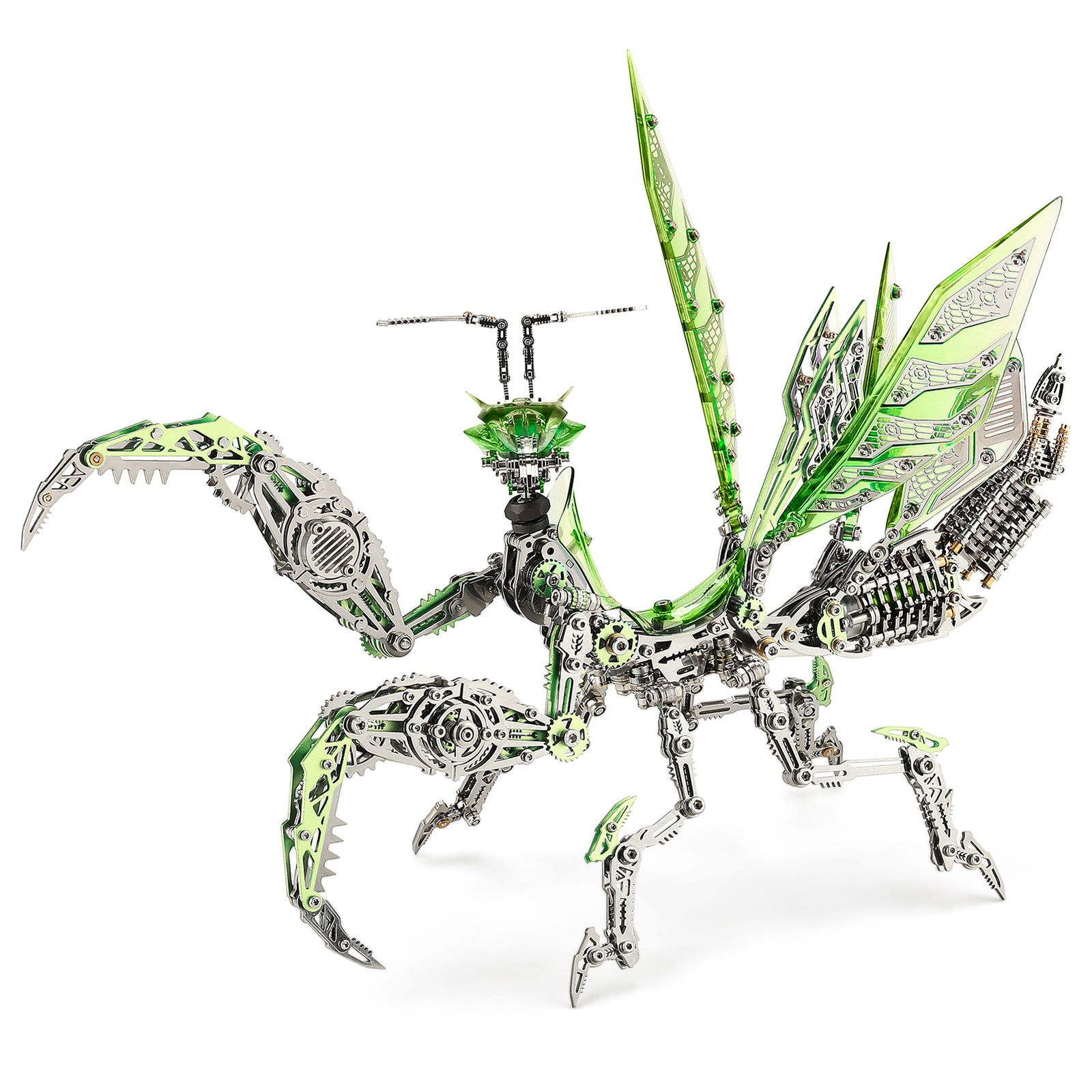 3D Metal Puzzles Mantis ModelKits Green