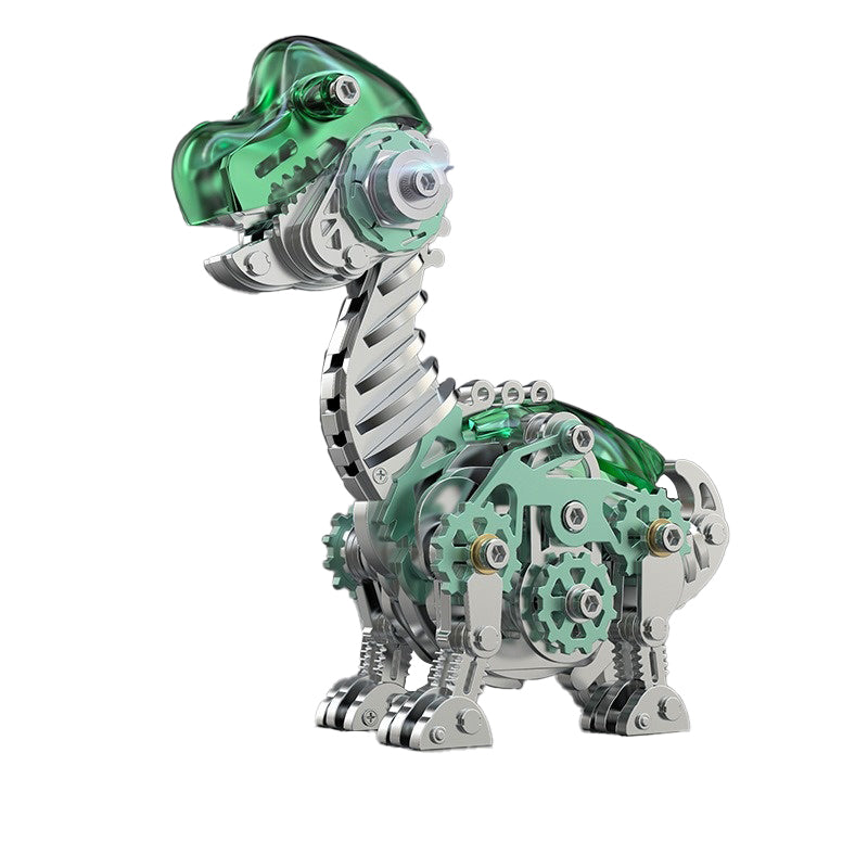 Giraffe-like Dinosaur 3D Metal Puzzle Brachiosaurus DIY Assembly Toys for Children 213 PCS