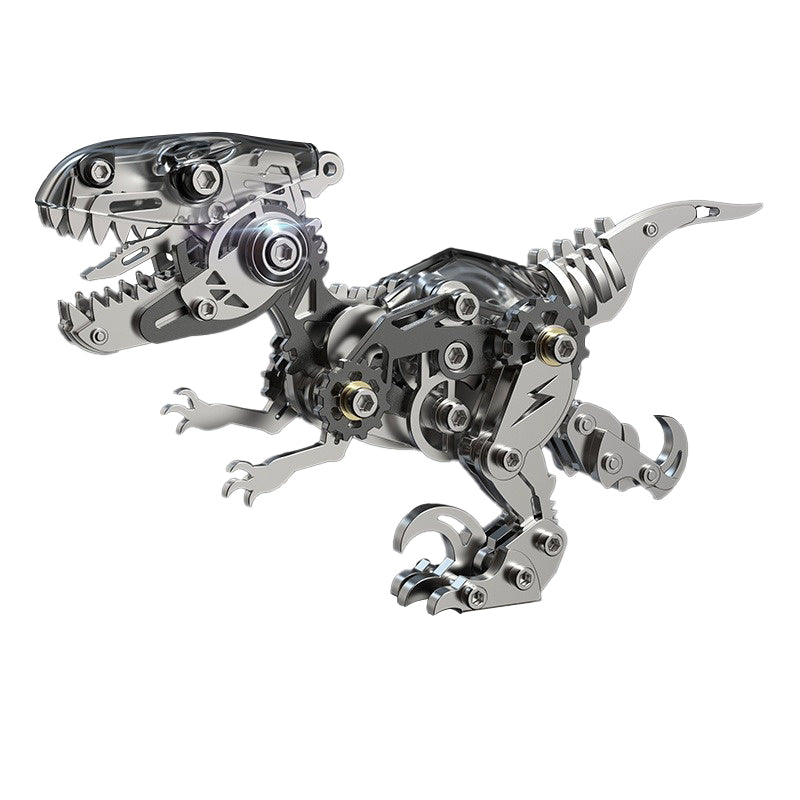 Velociraptor Dinosaur Model Kits Build 3D Metal Puzzle Toys for Kids 162 PCS