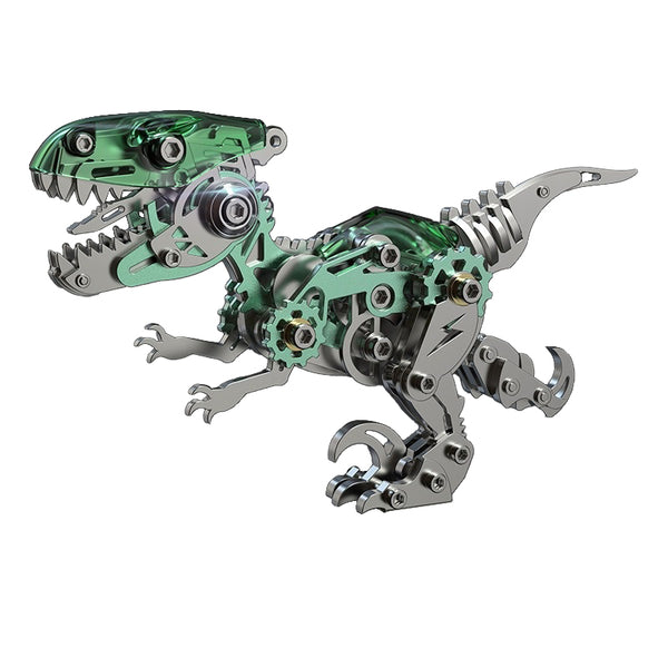 Velociraptor Dinosaur Model Kits Build 3D Metal Puzzle Toys for Kids 162 PCS