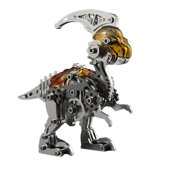 Parasaurolophus Model 3D Metal Puzzle DIY Assembly Dinosaur Toy for Children 178 PCS